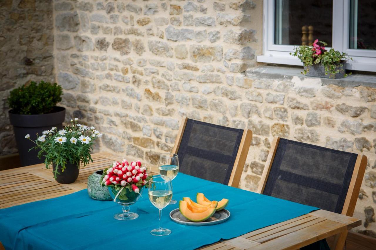 Gites De Charme Pour 2 Au Calme Aux Portes De Bayeux By Le Clos Poulain Nonant Dış mekan fotoğraf